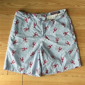 Vineyard Vines Lobster Seersucker Shorts